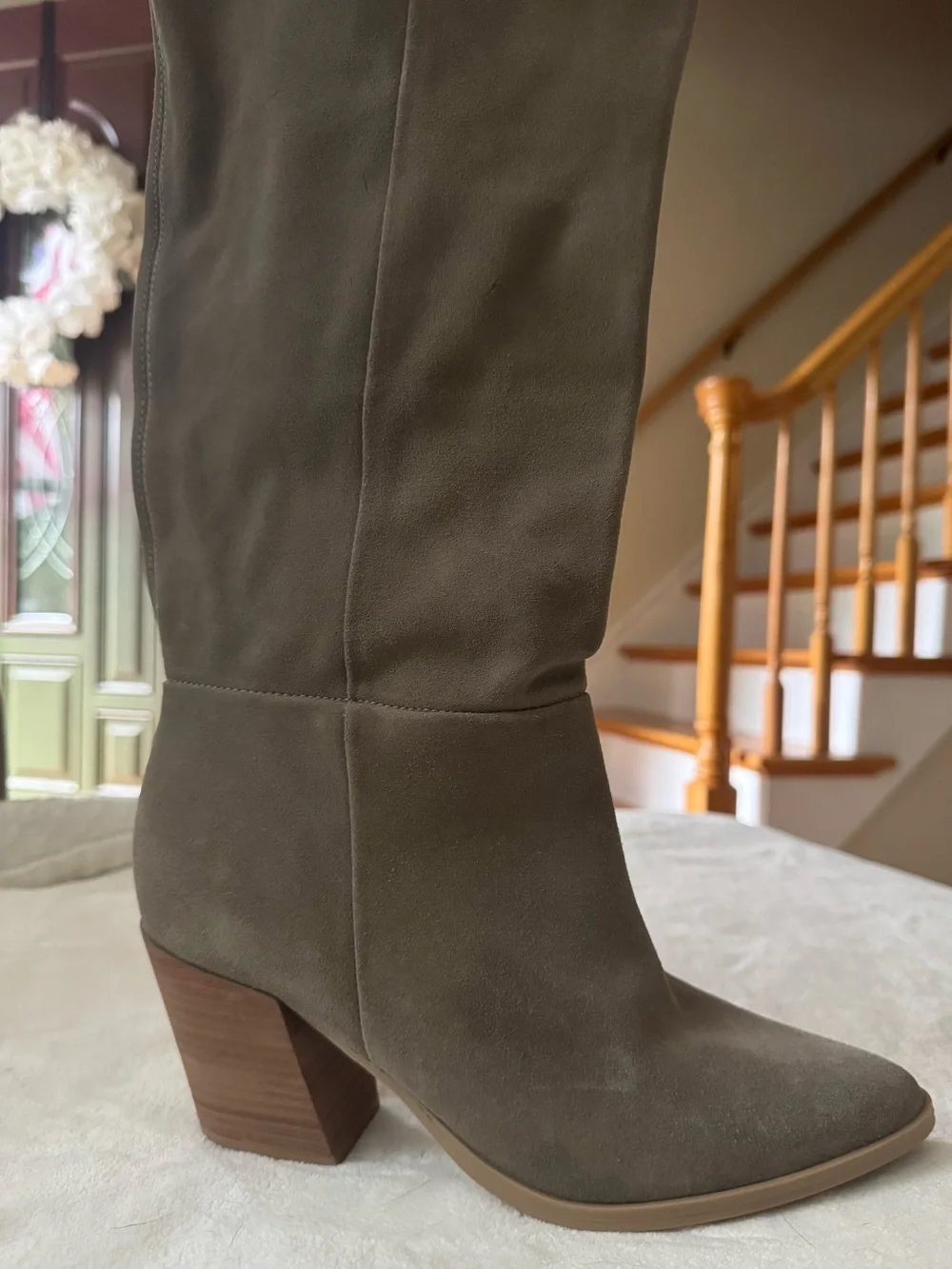 NEW! Dolce Vita “Rudy” Sage Suede Knee High Boots